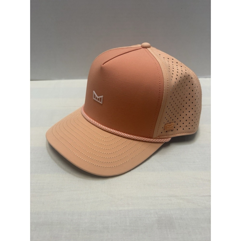 NEW Melin Odysea Rope Bulls Icon Hydro Cantaloupe Cooler Snapback Hat Sz Classic